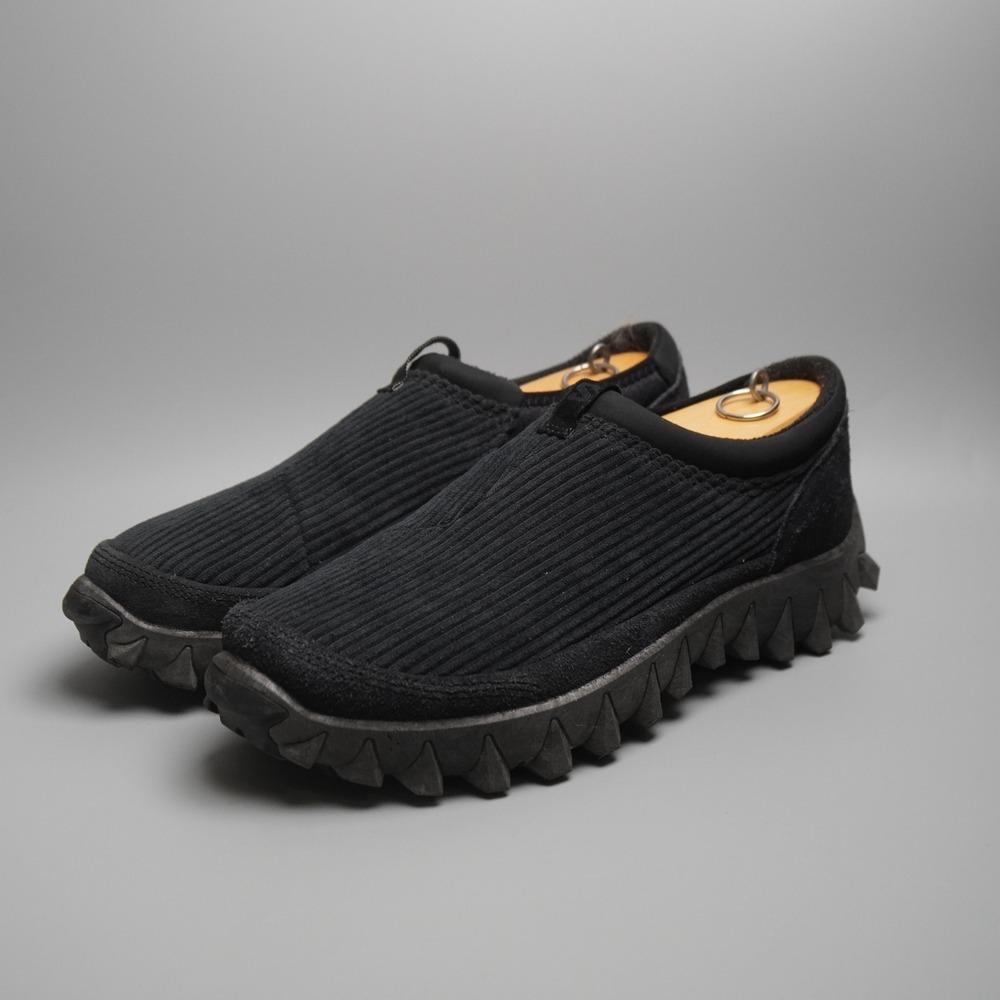 Salomon RX Snow Moc Advanced Black Ribbed Knit Slip On Shoes L41673000